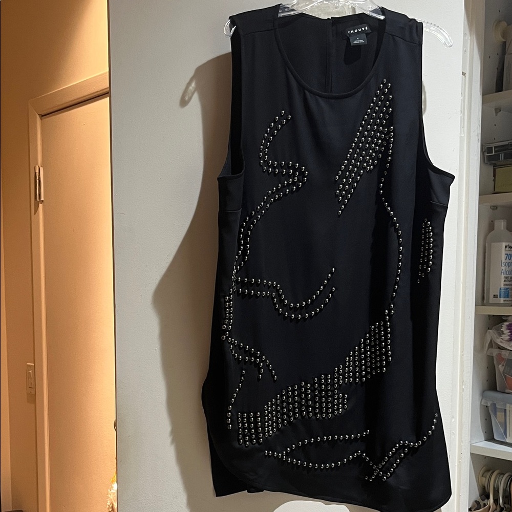 Akris Black Studded Tank Top